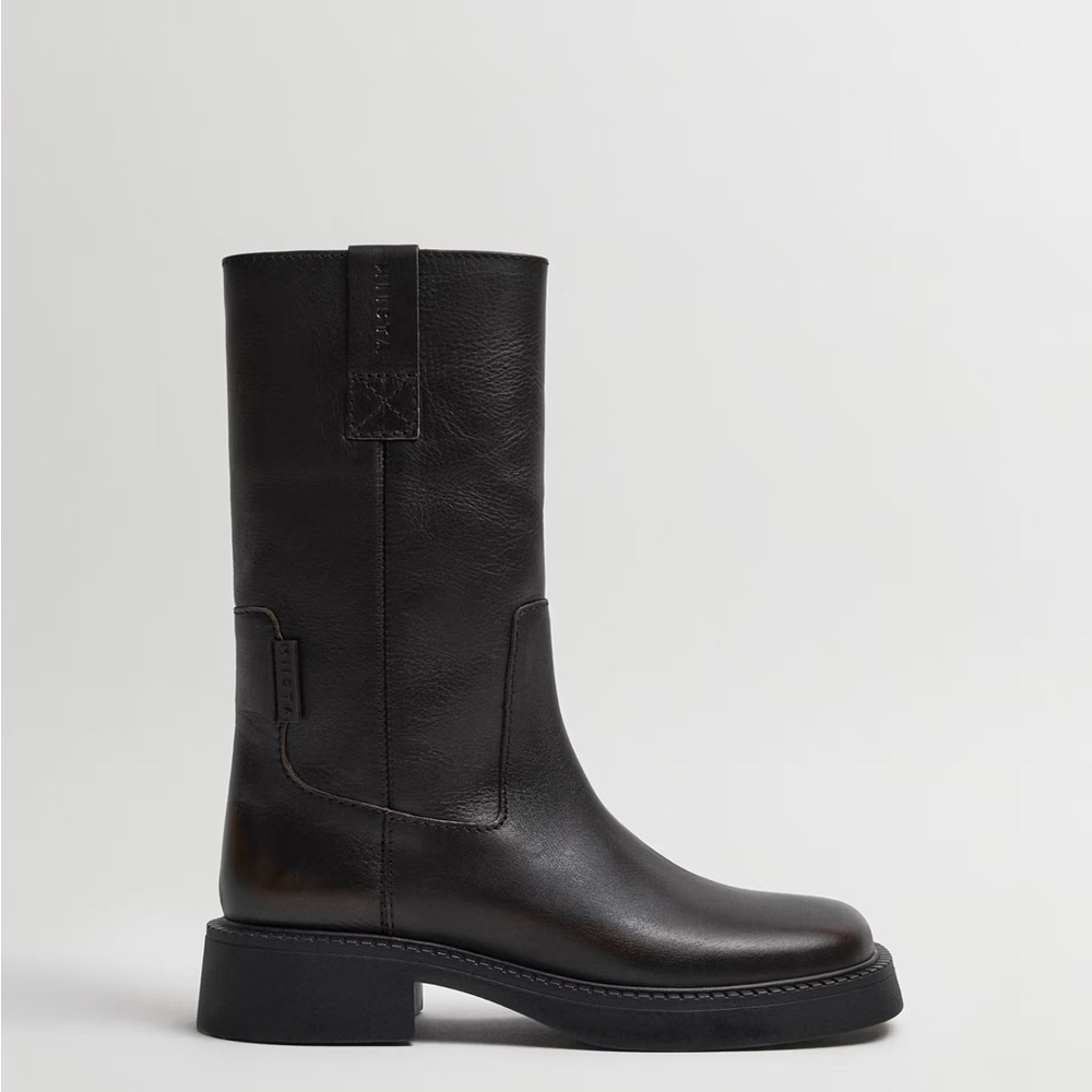 Miista Aron Brown Leather Boots